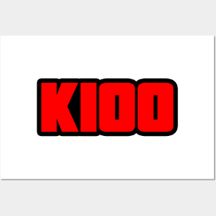 K100 Red Posters and Art